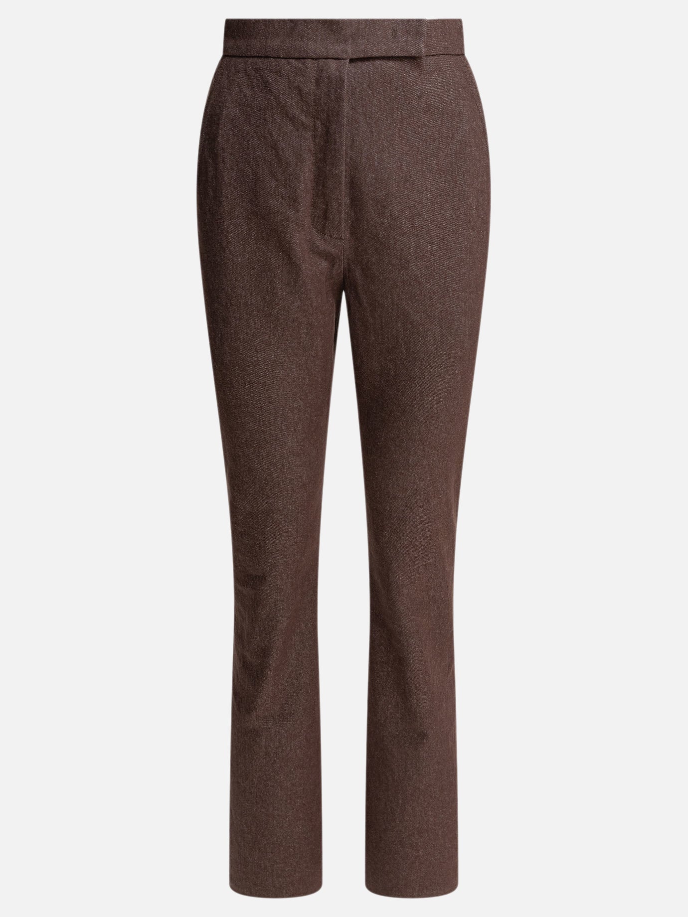 パンツ Max Mara Denim-effect cotton trousers Max Mara Denim-effect cotton trousers - Women | VIETTI