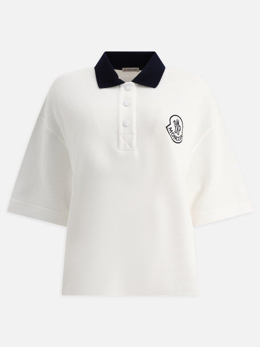 Polo shirt with printed logo