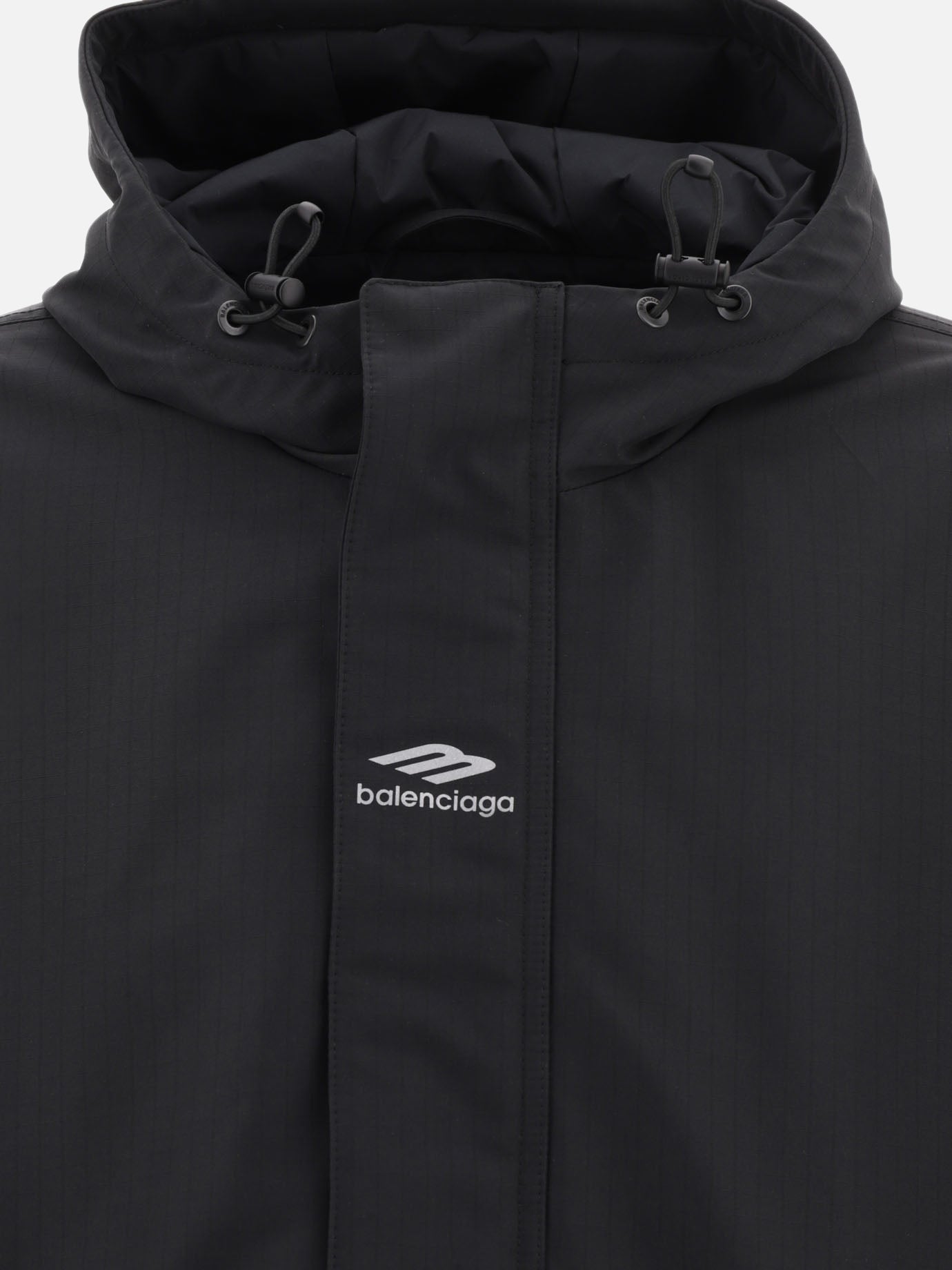Parka 100% polyester  Nero - Balenciaga Uomo | PDP | VIETTI Online Store | thumbnail_3
