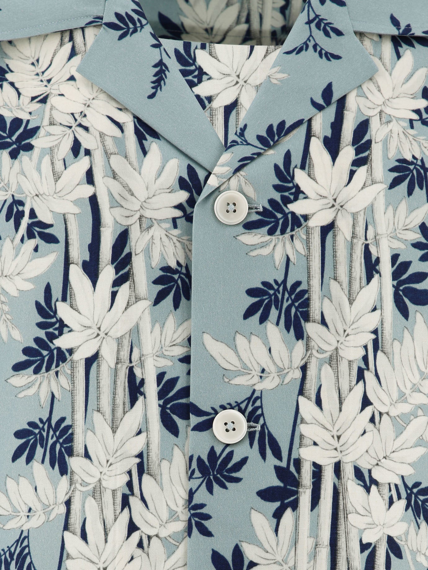 Bode "Bamboo Forest" shirt Light blue