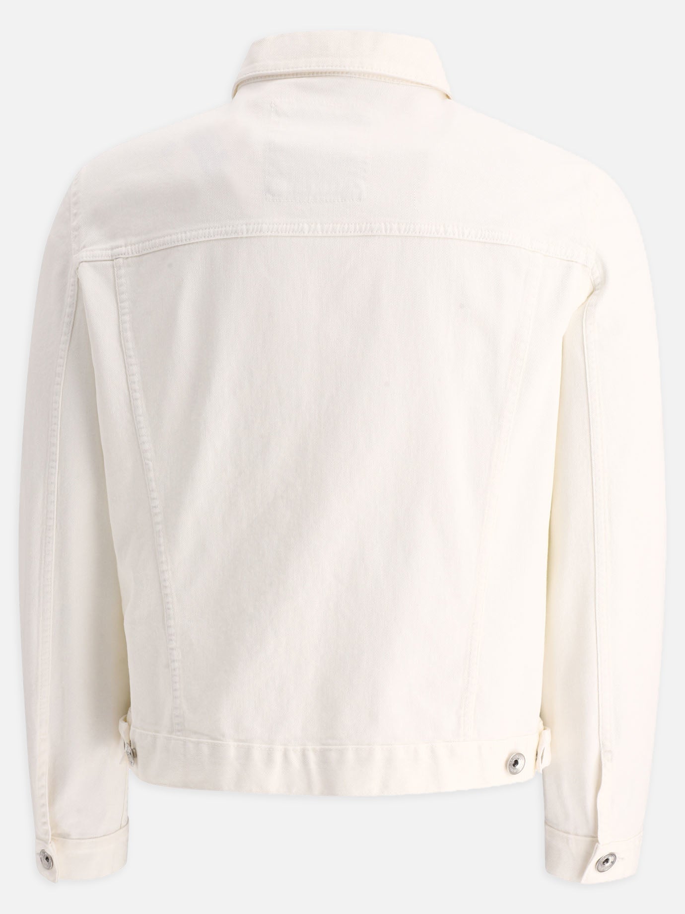 Giacche overshirt Solid colour  Bianco - Brunello Cucinelli Uomo | PDP | VIETTI Online Store | Zoom-Modal_2
