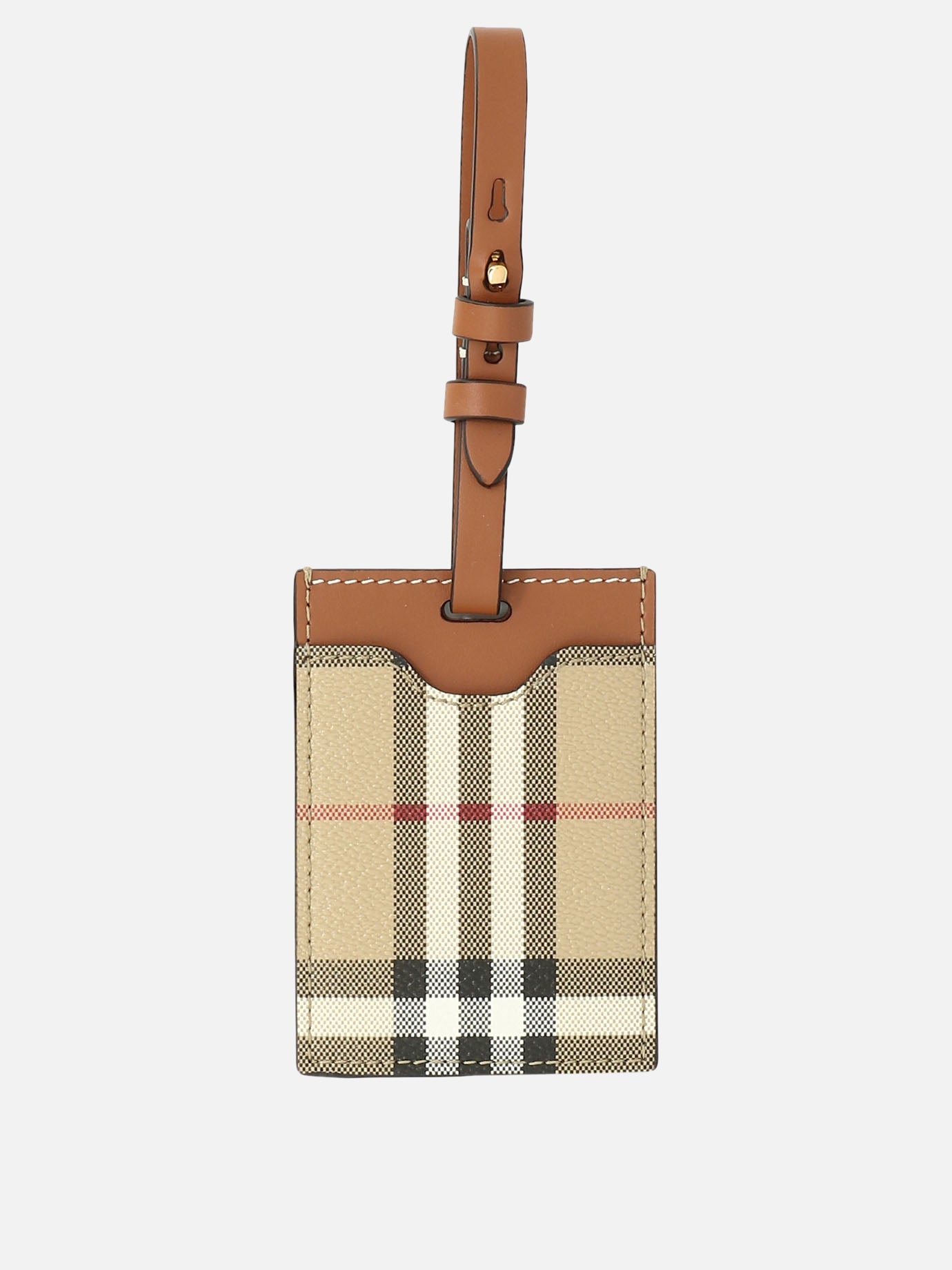 Keychains 71% polyurethane 16% polyester 12% cotton 1% acrylic  Beige - Burberry Women | PDP | VIETTI Online Store | Zoom-Modal
