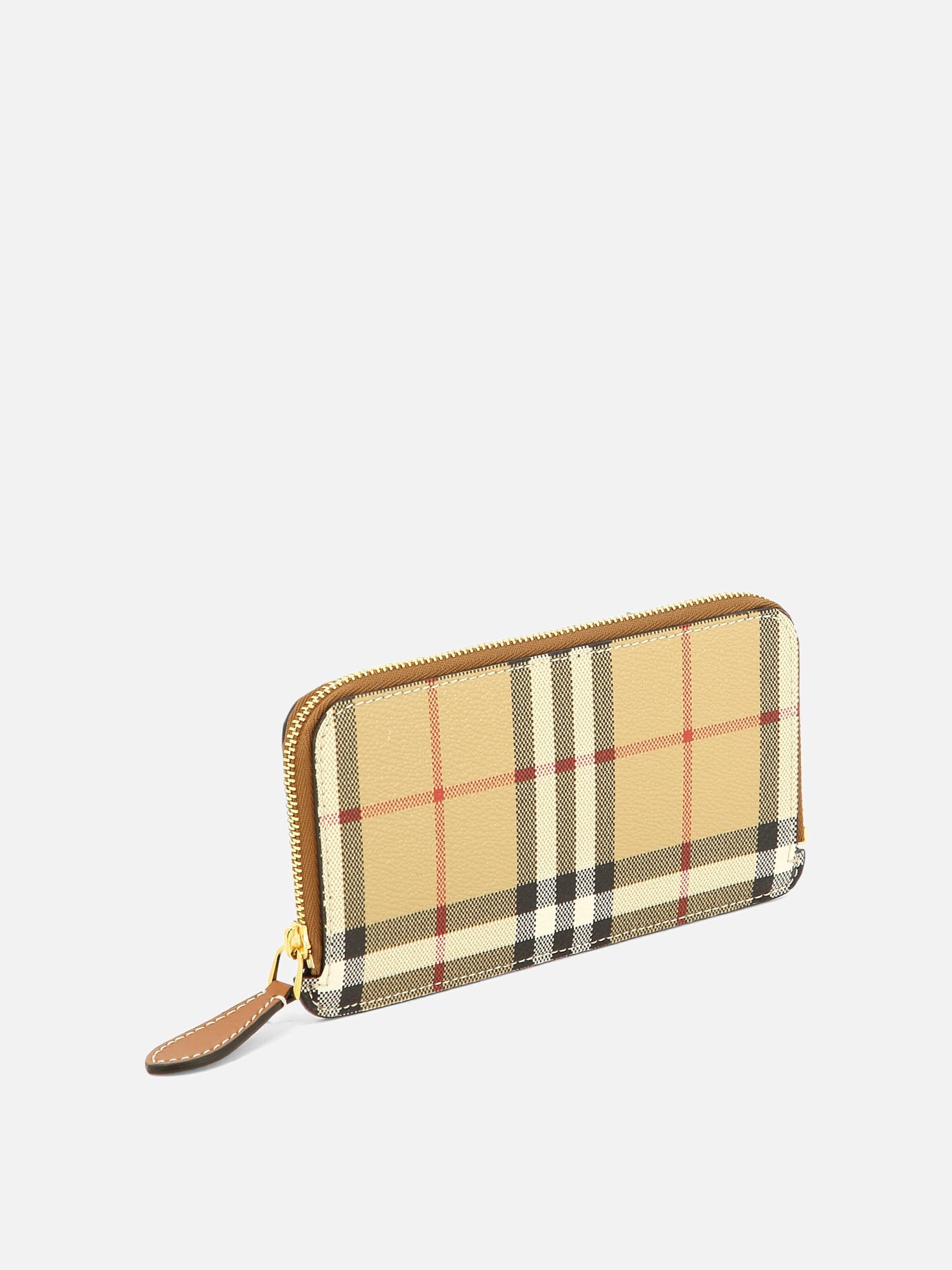 Card holders 71% polyurethane 16% polyester 12% cotton 1% acrylic  Beige - Burberry Women | PDP | VIETTI Online Store | thumbnail_2