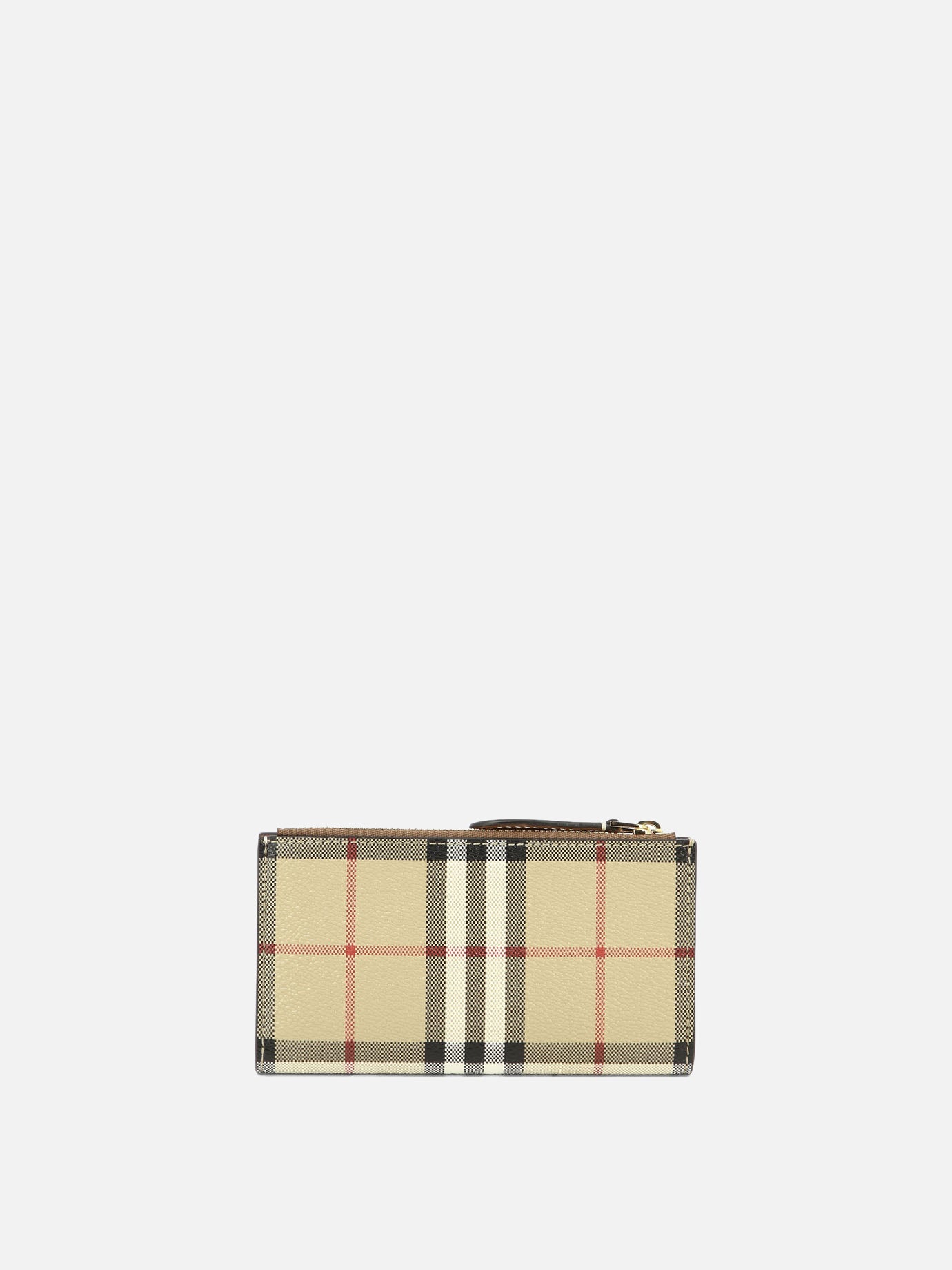 Wallets 71% polyurethane 16% polyester 12% cotton 1% acrylic  Beige - Burberry Women | PDP | VIETTI Online Store | Zoom-Modal
