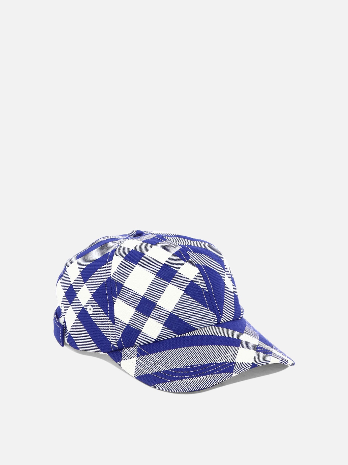 Baseball caps 67% polyester 33% wool  Blue - Burberry Women | PDP | VIETTI Online Store | Zoom-Modal_2
