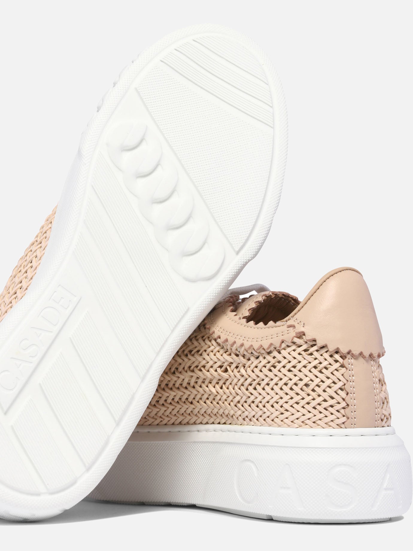 Low top sneakers 100% leather - 100% rubber  Pink - Casadei Women | PDP | VIETTI Online Store | thumbnail_5