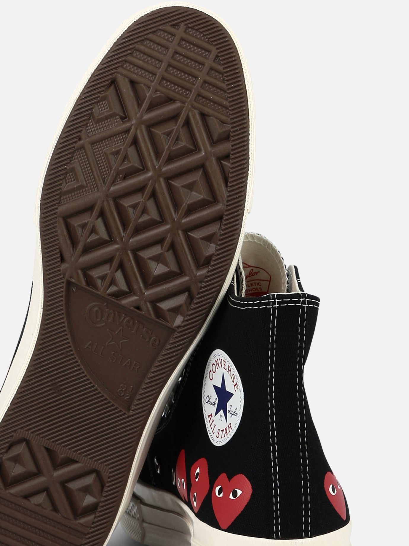 High top sneakers 100% cotton - 100% rubber  Black - Comme Des Garçons Play Men | PDP | VIETTI Online Store | thumbnail_5