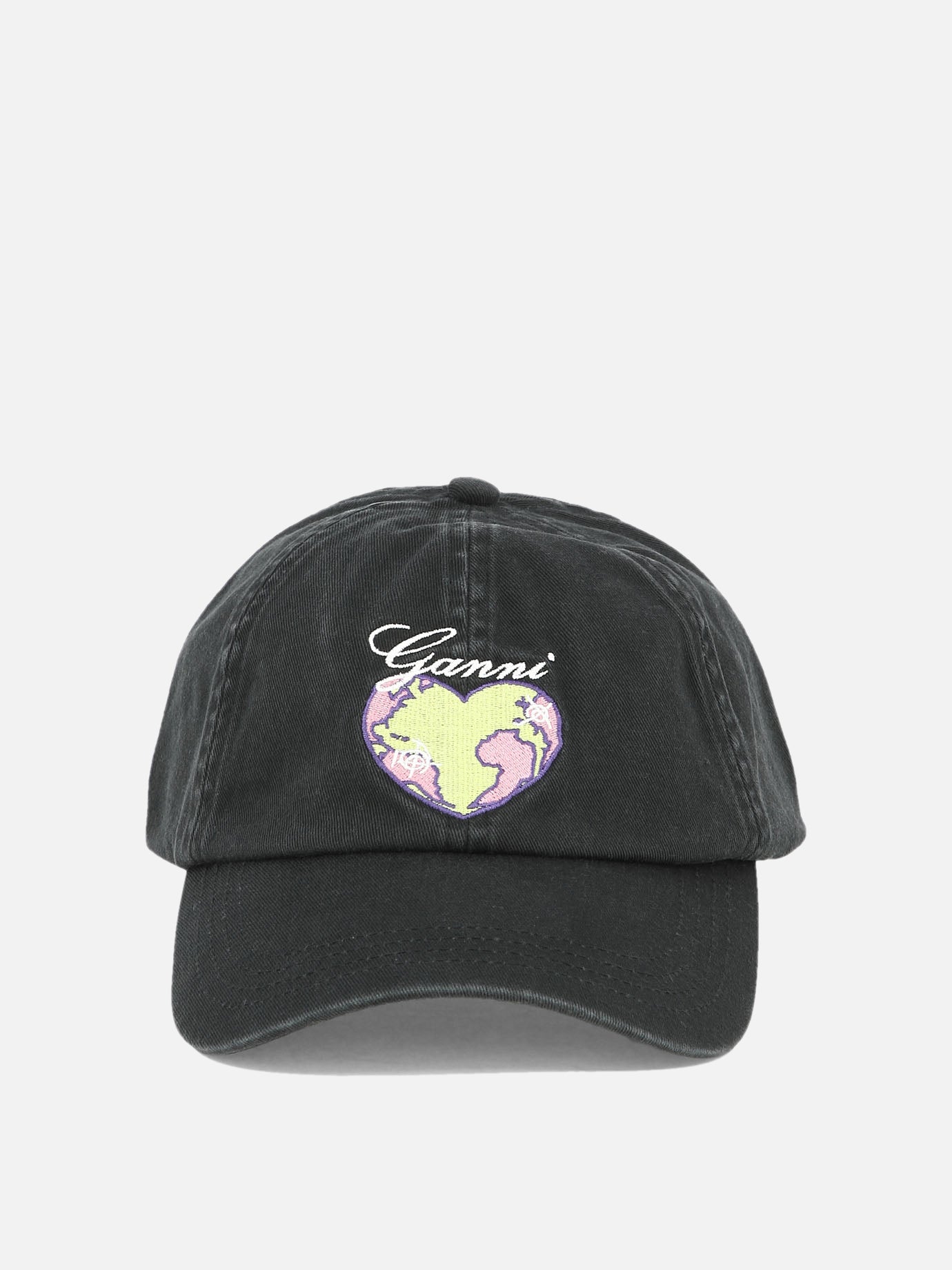 Cappelli da baseball 100% organic cotton  Nero - Ganni Donna | PDP | VIETTI Online Store | thumbnail