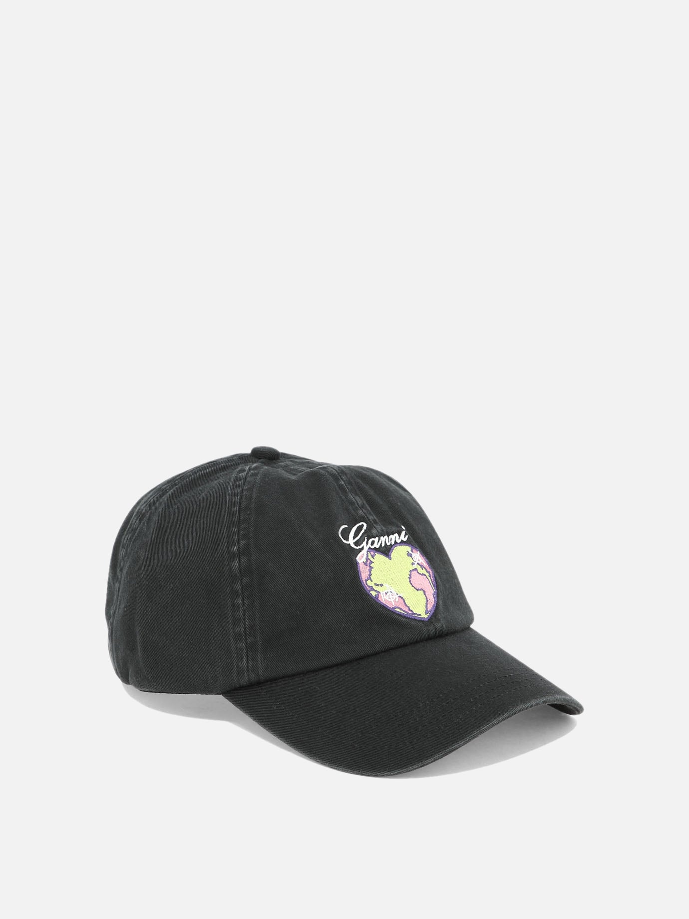 Cappelli da baseball 100% organic cotton  Nero - Ganni Donna | PDP | VIETTI Online Store | thumbnail_2