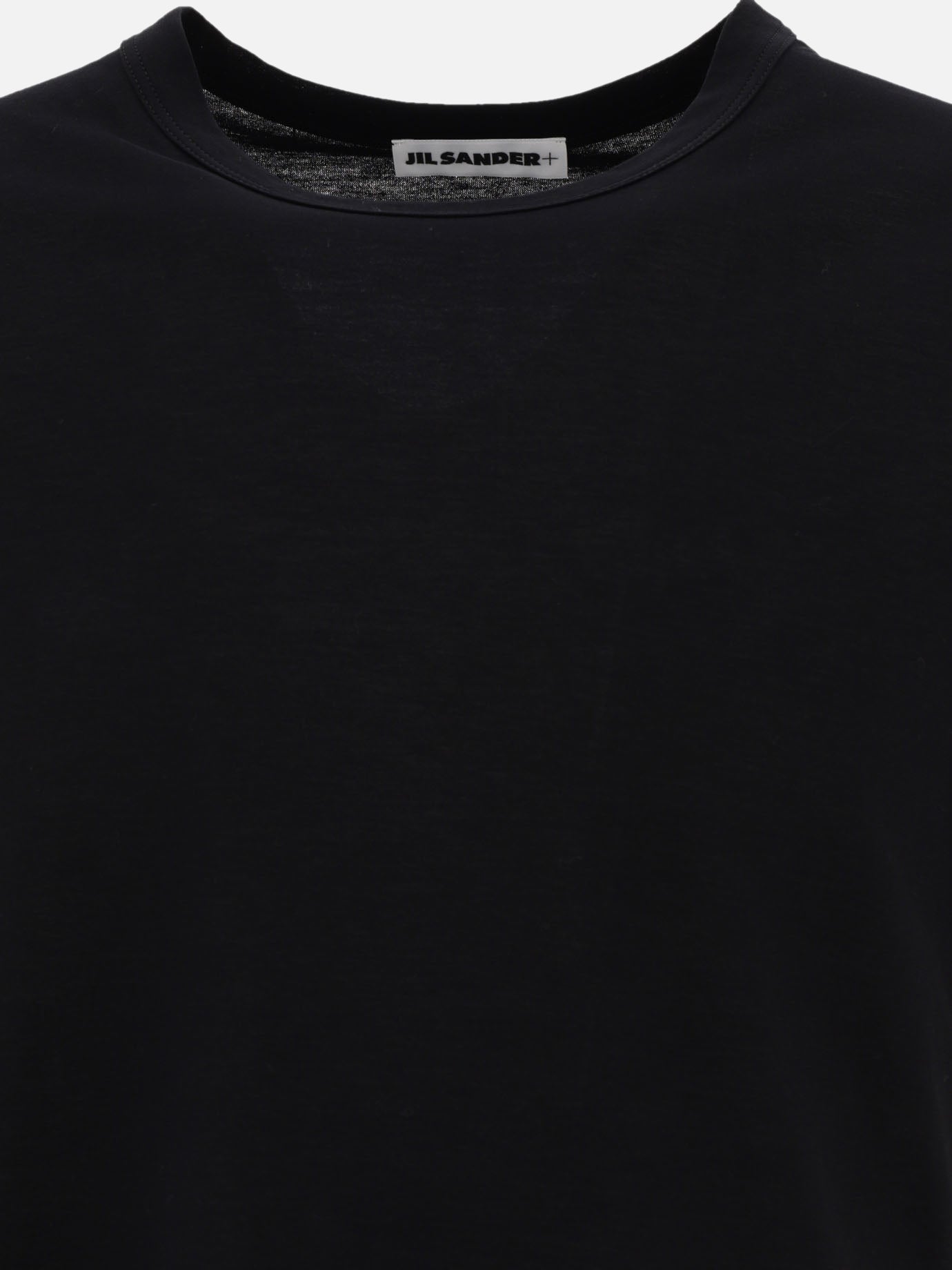Crewneck t-shirts 100% cotton  Black - Jil Sander Men | PDP | VIETTI Online Store | thumbnail_3