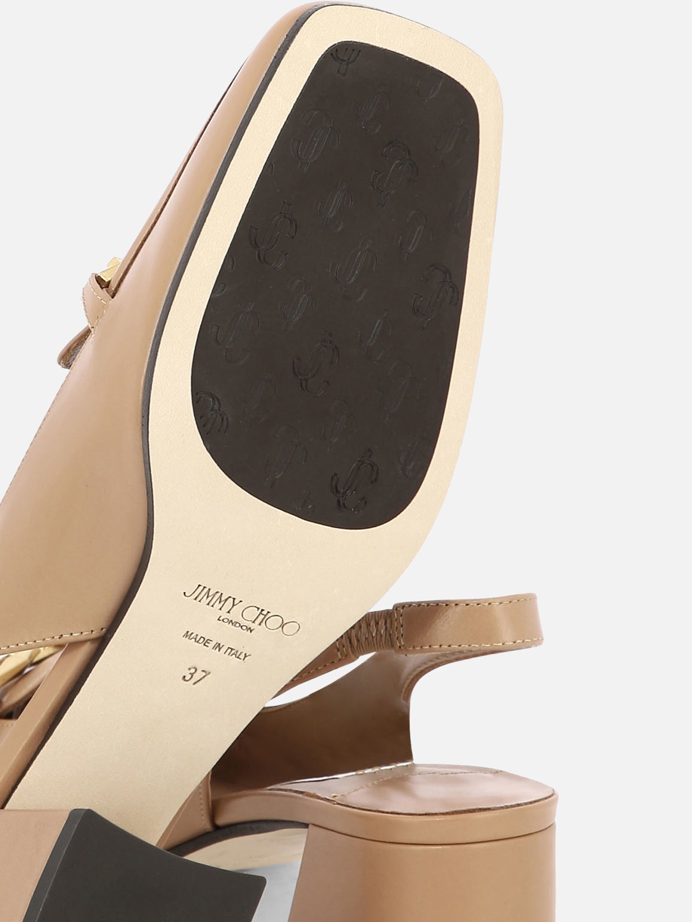 Slingbacks 100% leather - 20% leather - 80% rubber  Beige - Jimmy Choo Women | PDP | VIETTI Online Store | Zoom-Modal_5
