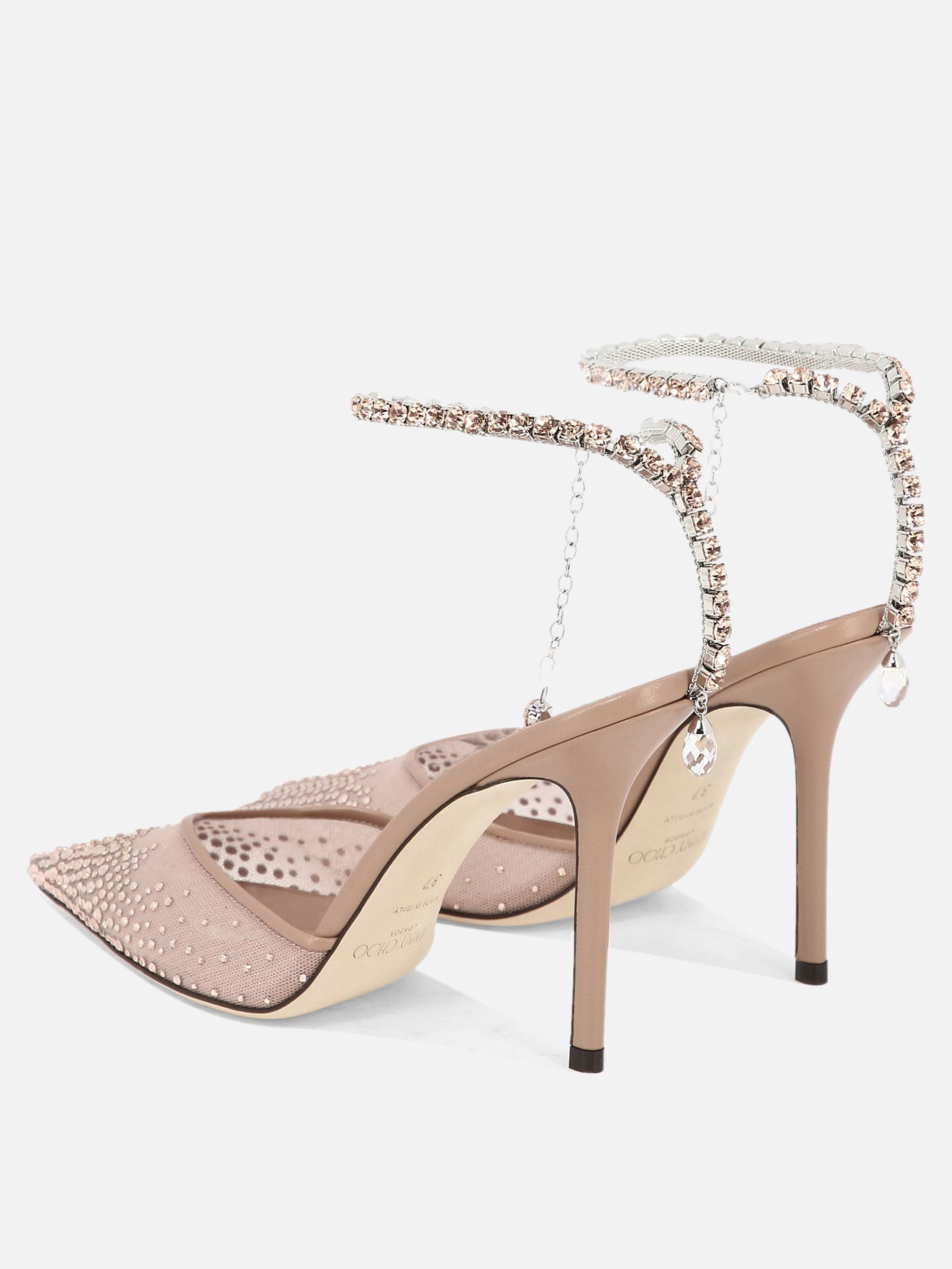 Pumps 90% textile - 10% leather - 100% leather  Pink - Jimmy Choo Women | PDP | VIETTI Online Store | Zoom-Modal_4
