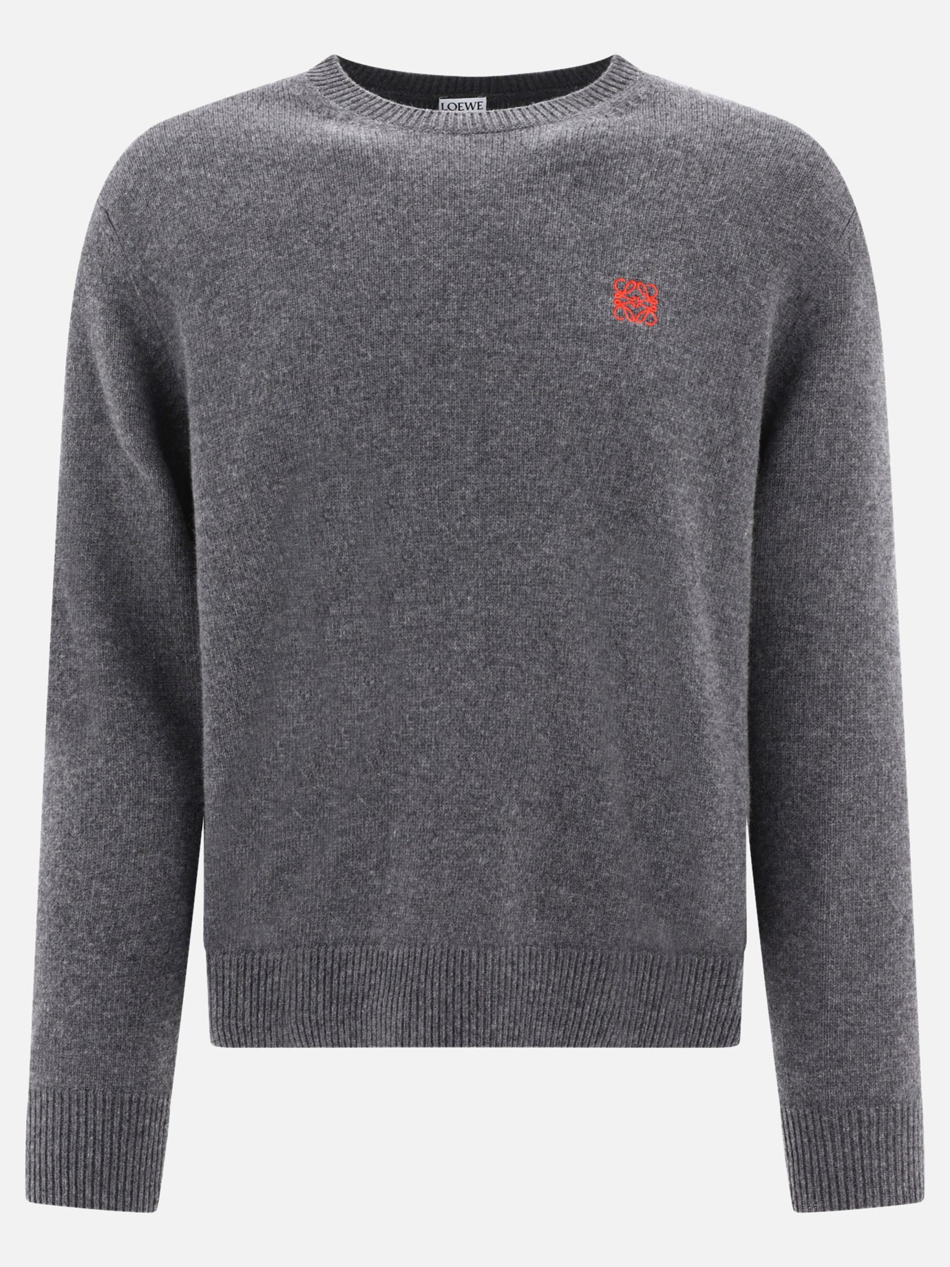 Crewneck sweaters 100% wool  Grey - Loewe Men | PDP | VIETTI Online Store | Zoom-Modal
