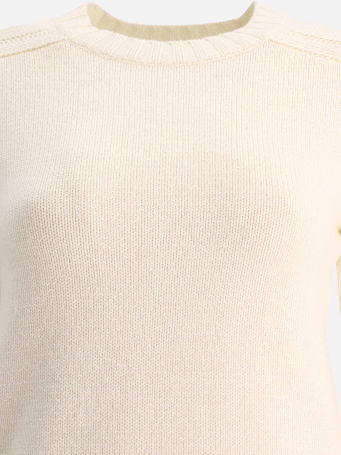 Crewneck sweaters 100% cashmere  White - Max Mara Women | PDP | VIETTI Online Store | thumbnail_3