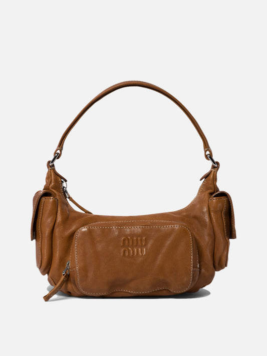 Miu Miu "Pocket" shoulder bag Beige