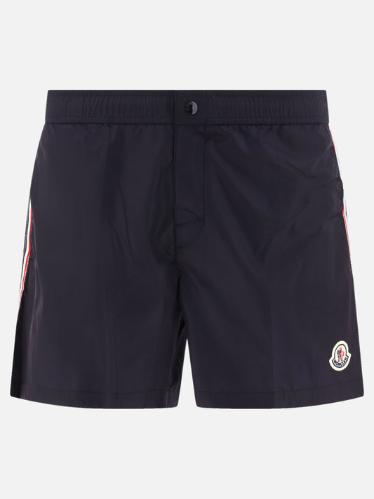 Short da mare Logo  Blu - Moncler Uomo | PDP | VIETTI Online Store 

