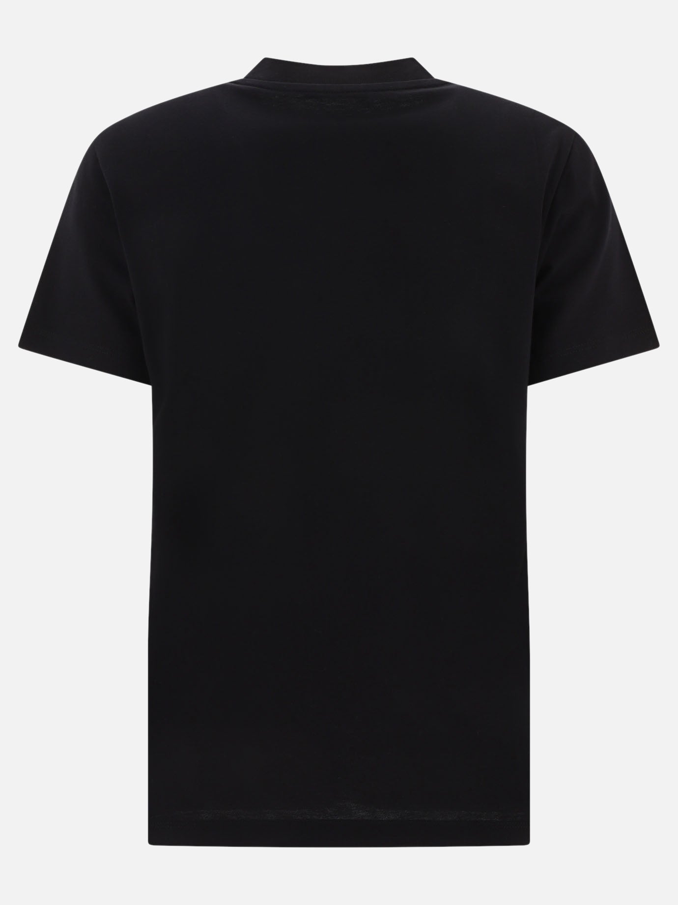 Crewneck t-shirts 100% cotton  Black - Moncler Women | PDP | VIETTI Online Store | Zoom-Modal_2
