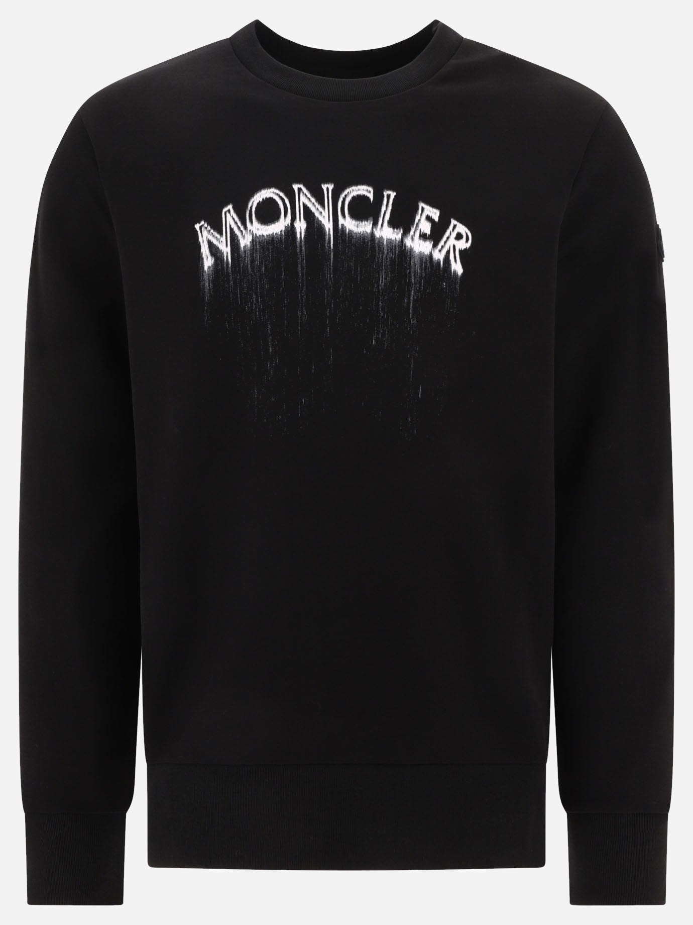 Crewnecks 100% cotton  Black - Moncler Men | PDP | VIETTI Online Store | Zoom-Modal
