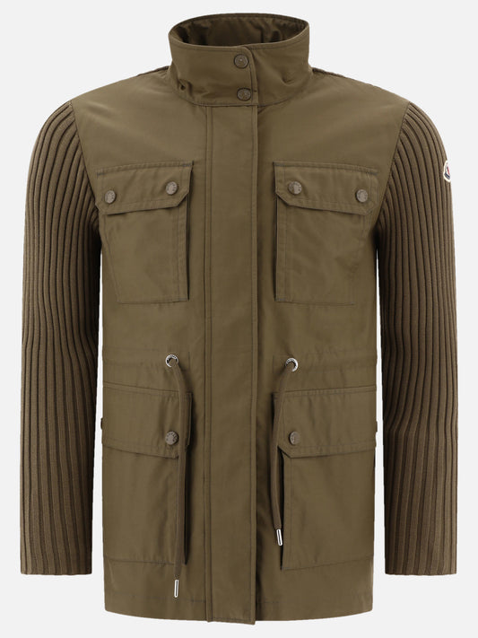 Quilted & Utility Jackets 100% cotton  Green - Moncler Women | PLP | VIETTI Online Store 
