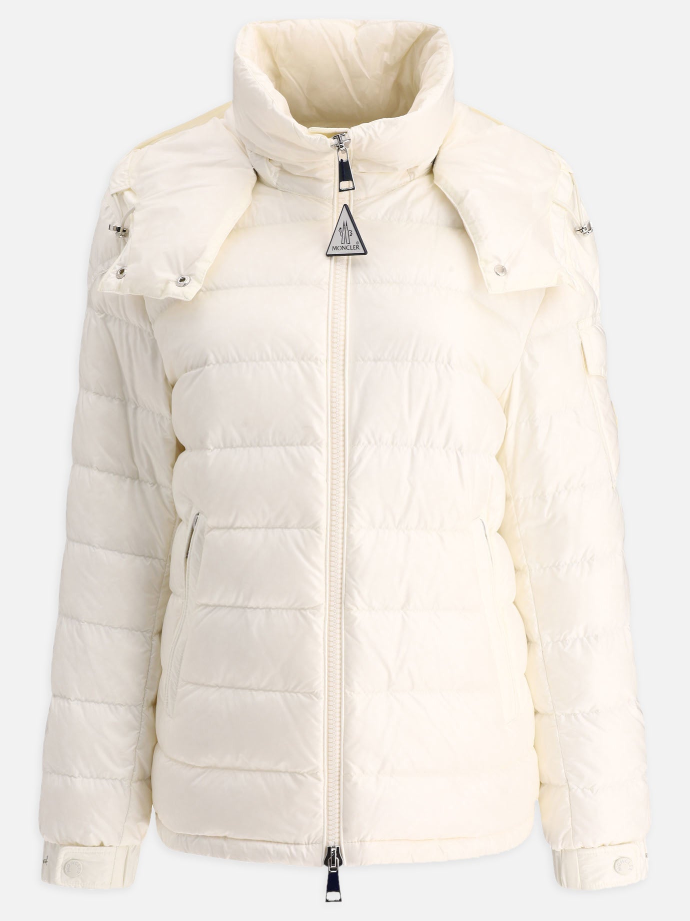 Down jackets 100% polyamide - Padding: down and feathers  White - Moncler Women | PDP | VIETTI Online Store | Zoom-Modal

