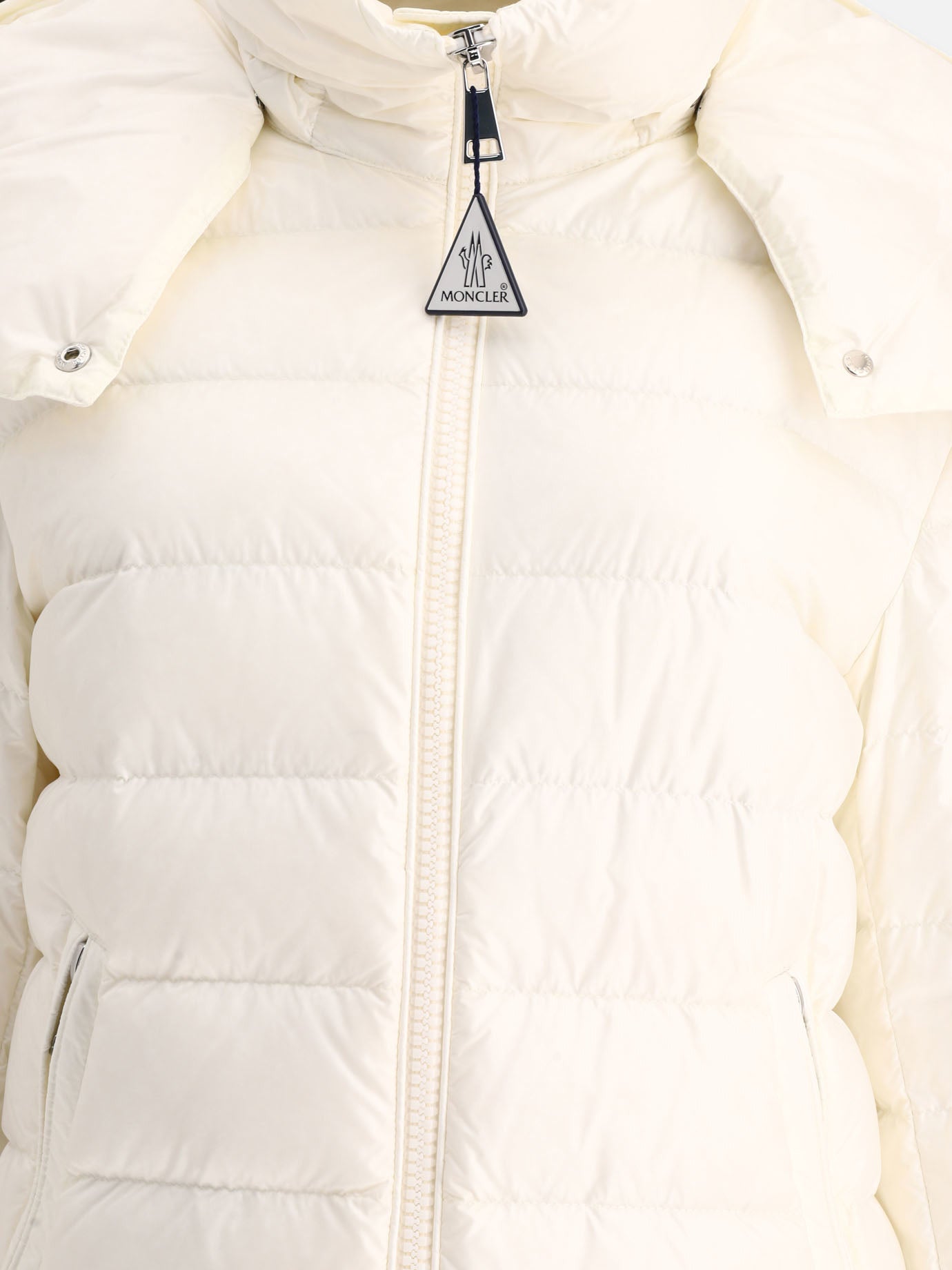 Down jackets 100% polyamide - Padding: down and feathers  White - Moncler Women | PDP | VIETTI Online Store | thumbnail_3