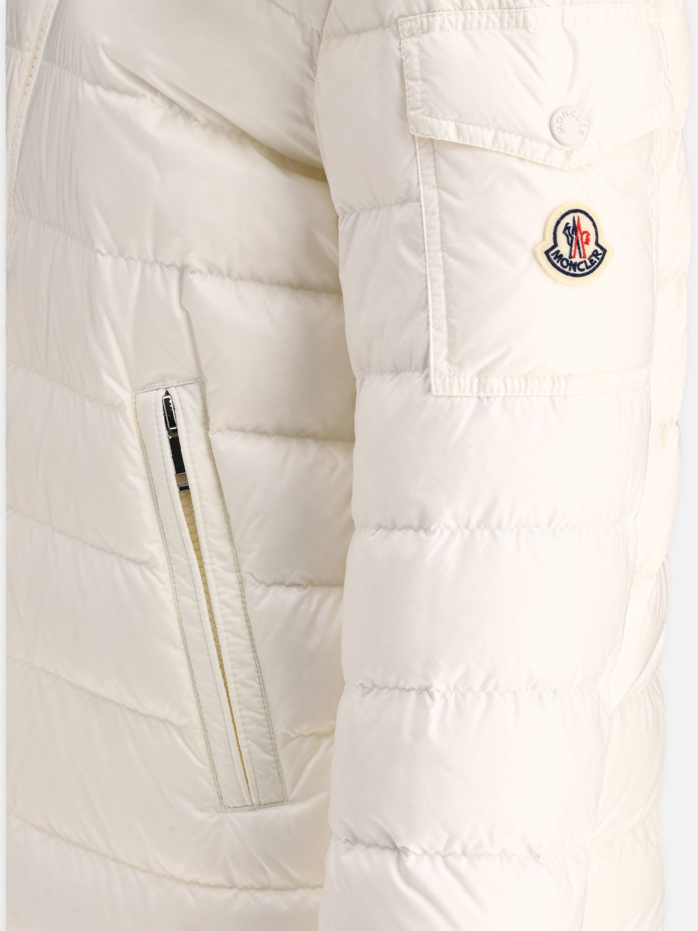 Down jackets 100% polyamide - Padding: down and feathers  White - Moncler Women | PDP | VIETTI Online Store | Zoom-Modal_4
