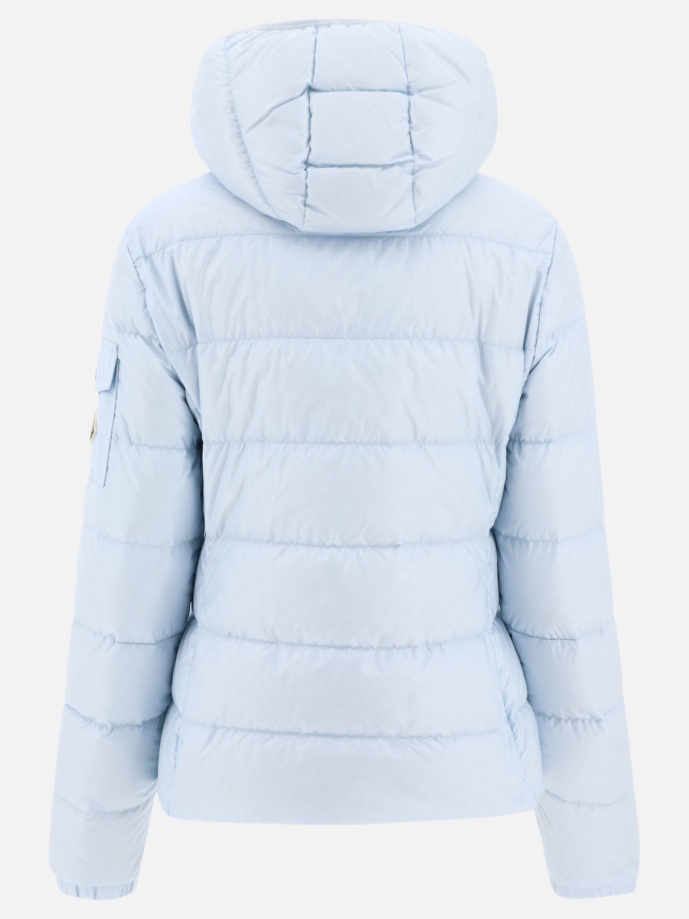Down jackets 100% polyamide - Padding: down and feathers  Light blue - Moncler Women | PDP | VIETTI Online Store | thumbnail_2