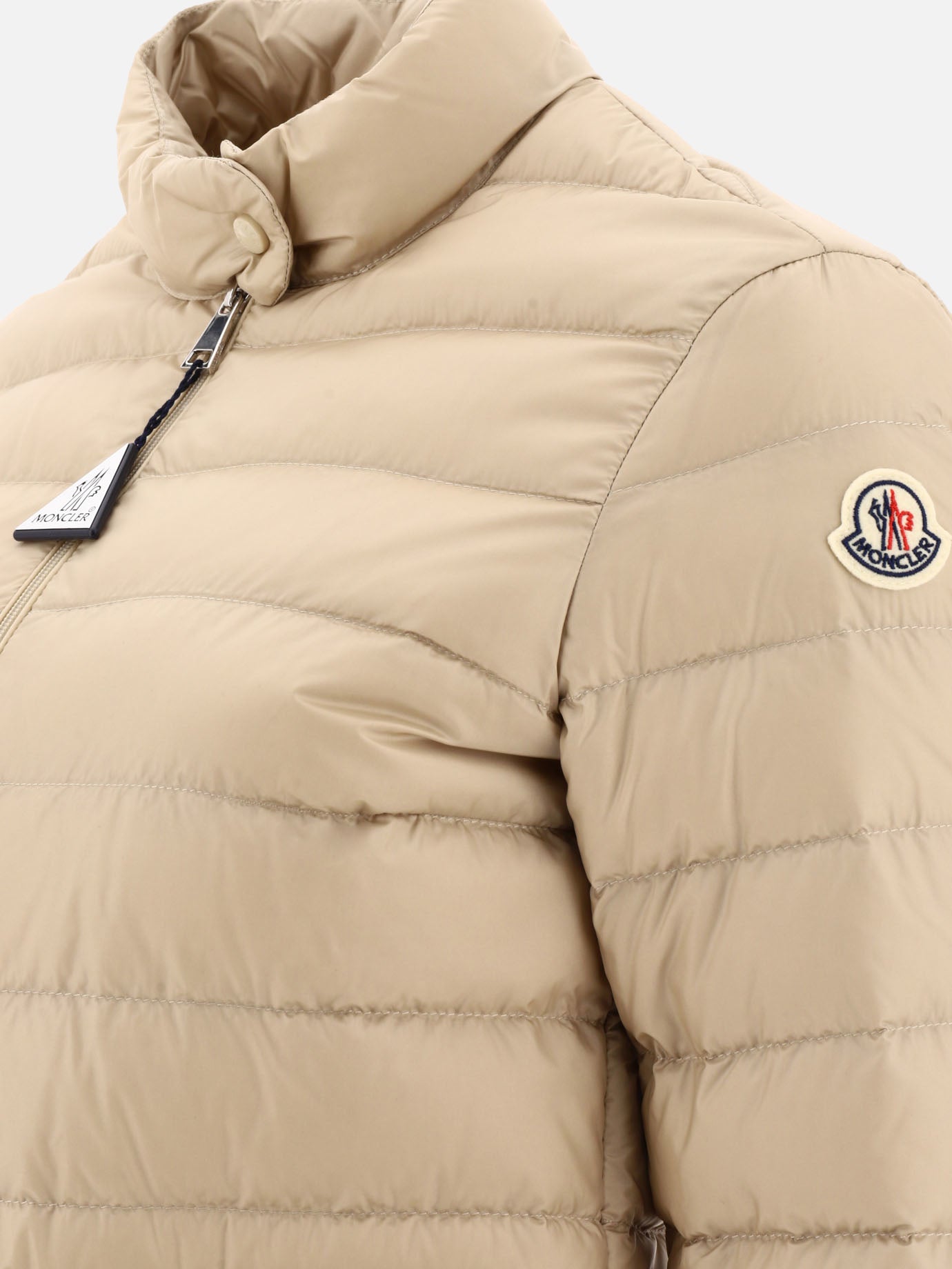 Piumini corti Logo  Beige - Moncler Donna | PDP | VIETTI Online Store | Zoom-Modal_4
