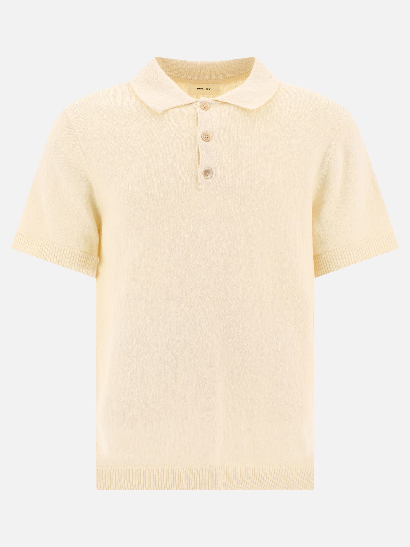 Polo con bottoni Solid colour  Bianco - NN.07 Uomo | PDP | VIETTI Online Store | thumbnail