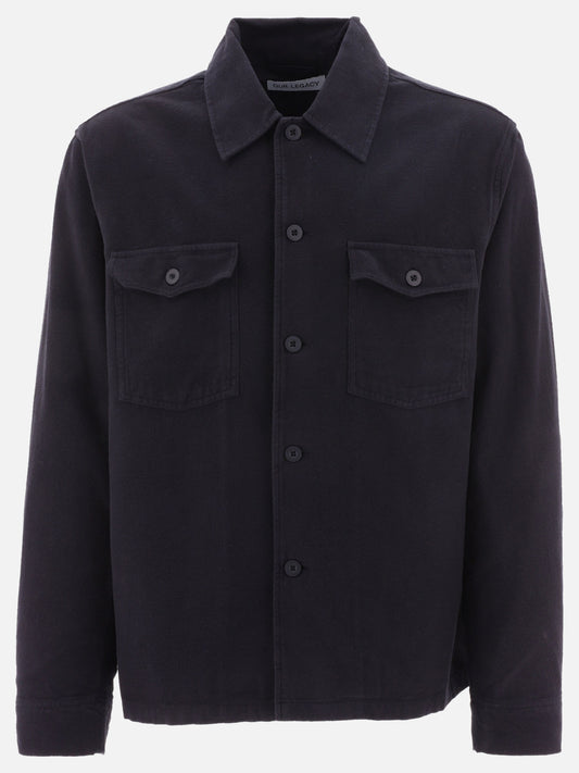 Giacche overshirt 100% cotton  Nero - Our Legacy Uomo | PLP | VIETTI Online Store 
