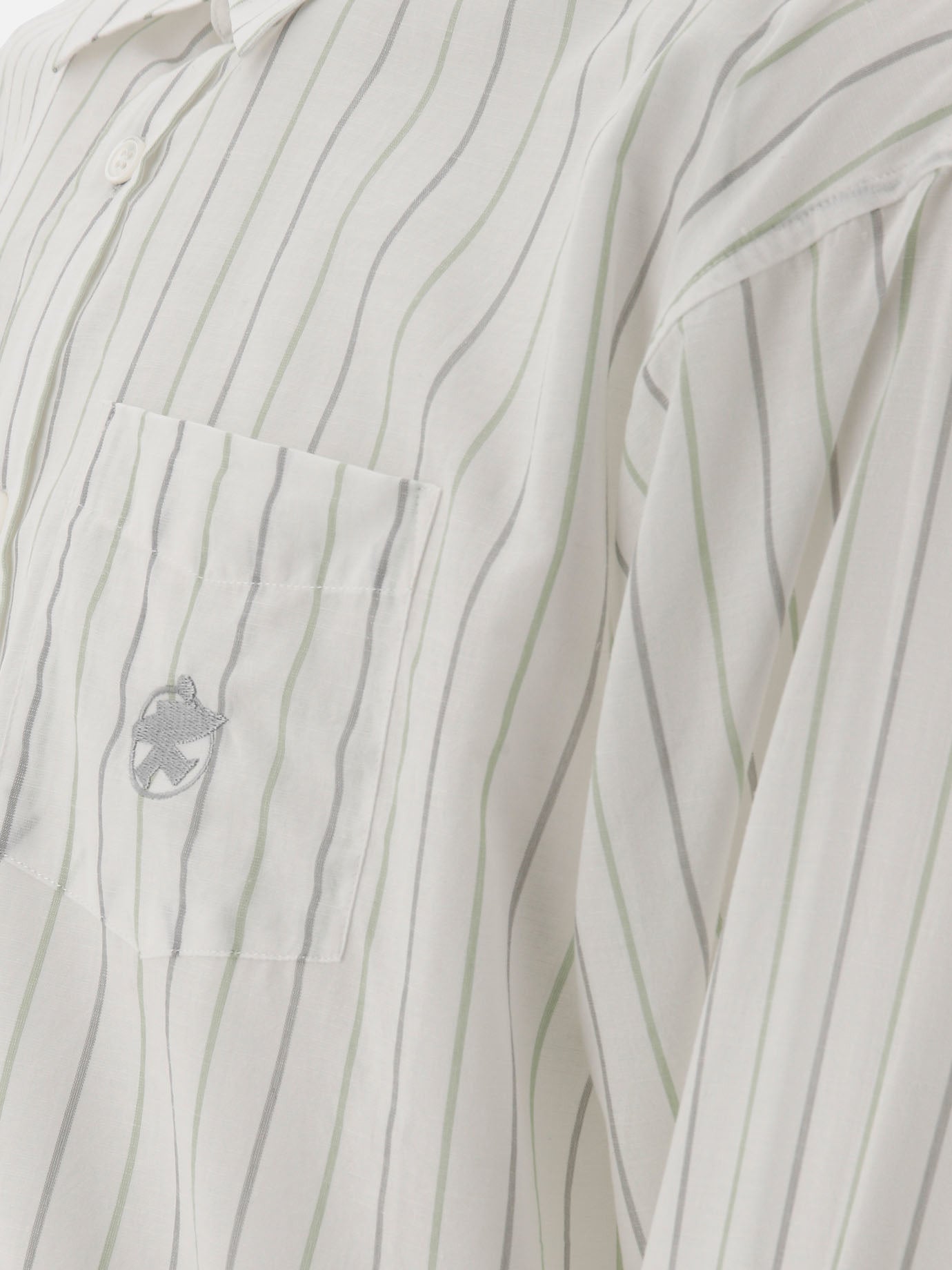 Stüssy Classic striped shirt White