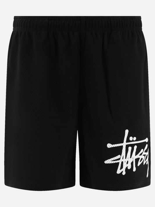 Stüssy "Big Basic Mesh" shorts Black