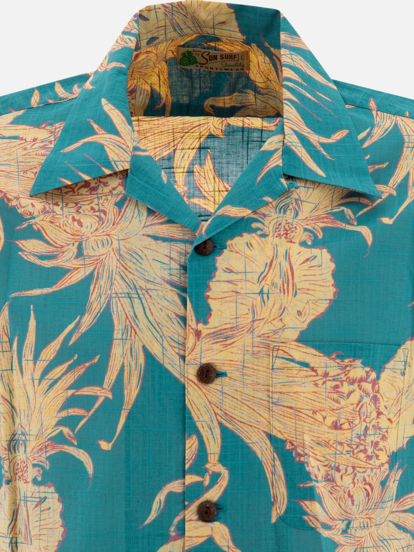 Sun Surf "Sun Surf Island Pineapple" shirt Blue