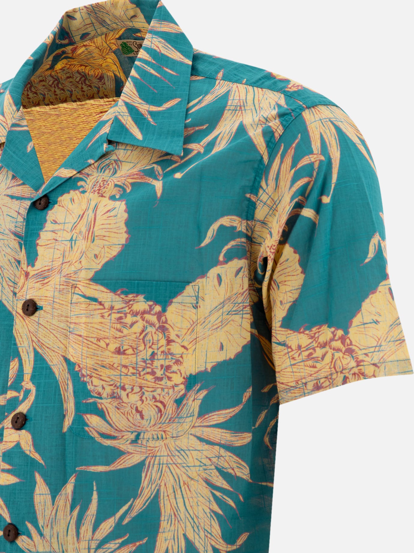 Sun Surf "Sun Surf Island Pineapple" shirt Blue