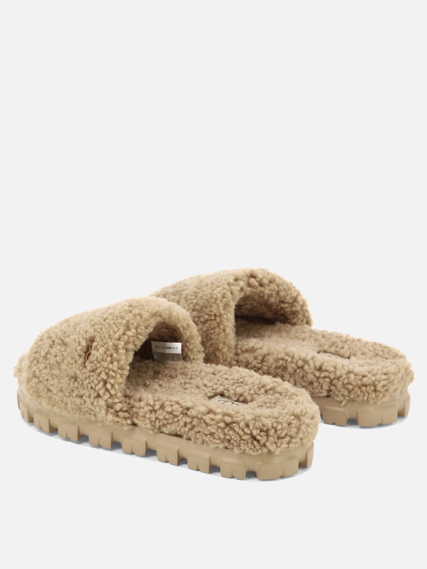 Flat sandals 100% shearling - 100% EVA  Beige - Ugg Women | PDP | VIETTI Online Store | Zoom-Modal_4
