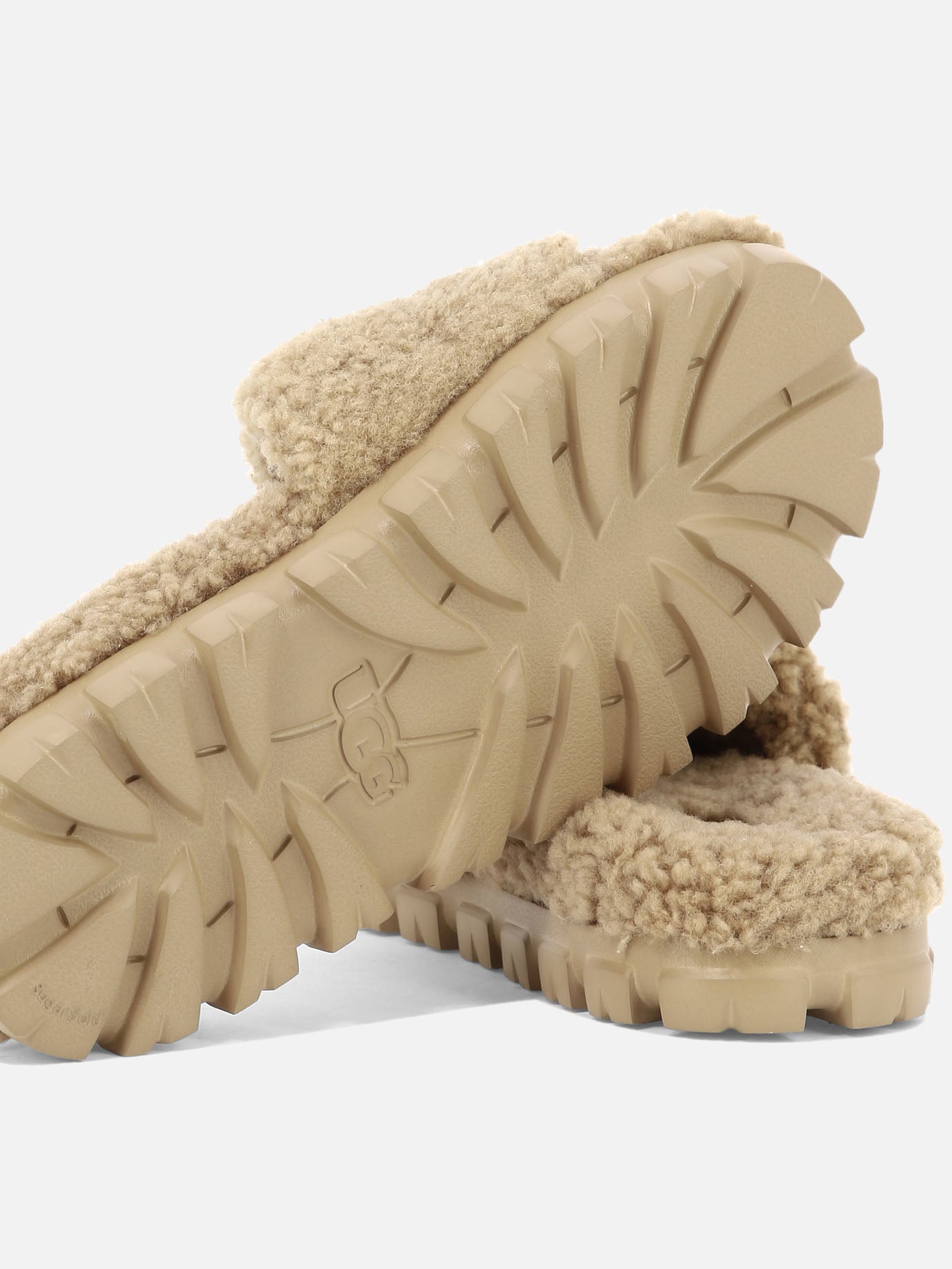 Flat sandals 100% shearling - 100% EVA  Beige - Ugg Women | PDP | VIETTI Online Store | Zoom-Modal_5
