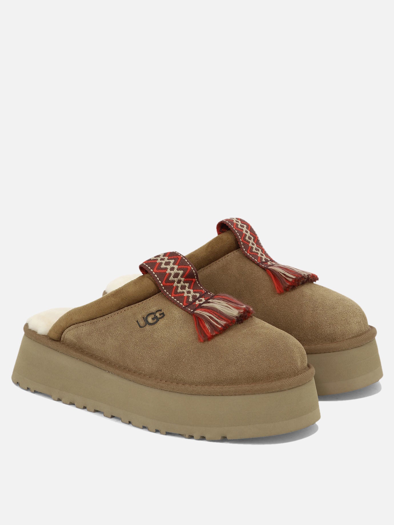 Slippers 100% suede - 100% rubber  Beige - Ugg Women | PDP | VIETTI Online Store | Zoom-Modal_2
