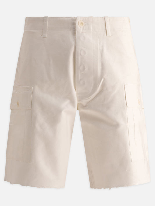 Gallery Dept. "Foil" cargo shorts White