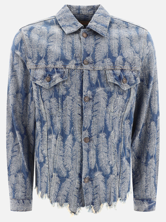 Denim jackets Print  Light blue - KAPITAL Men | PLP | VIETTI Online Store 
