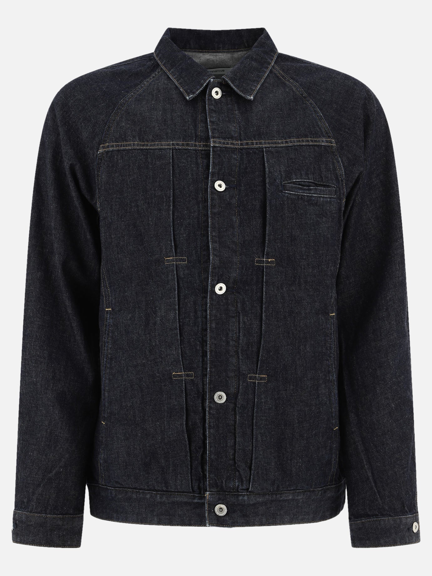 Raw denim trucker jacket