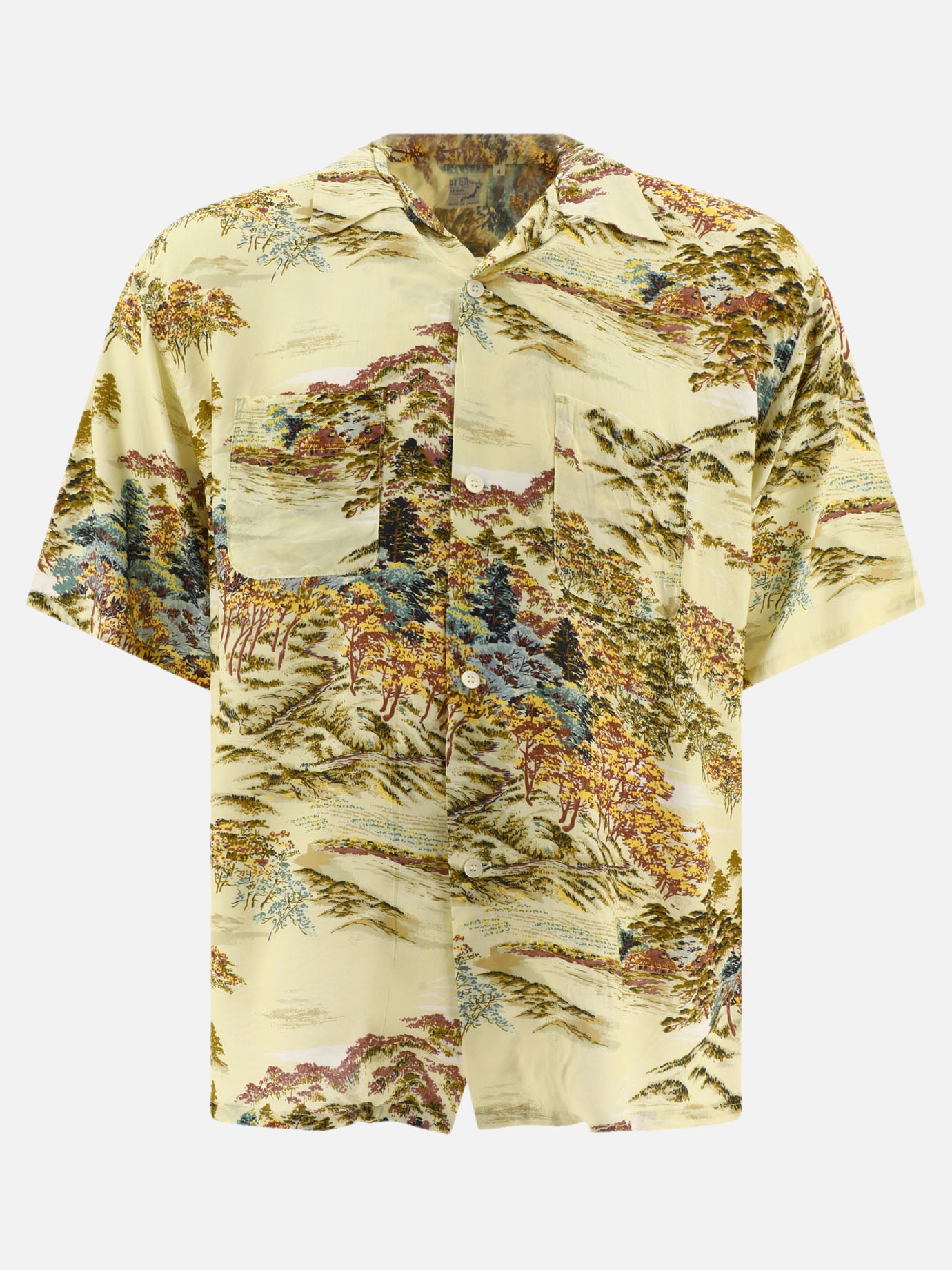 OrSlow Hawaiian shirt Yellow