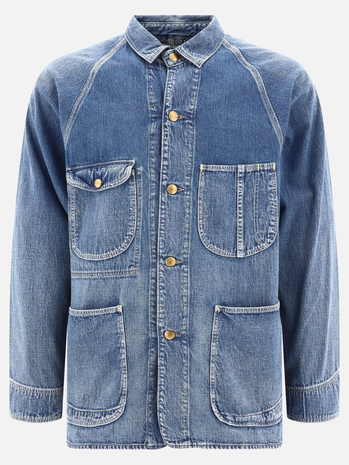 Giacche overshirt Solid colour  Azzurro - OrSlow Uomo | PDP | VIETTI Online Store | thumbnail