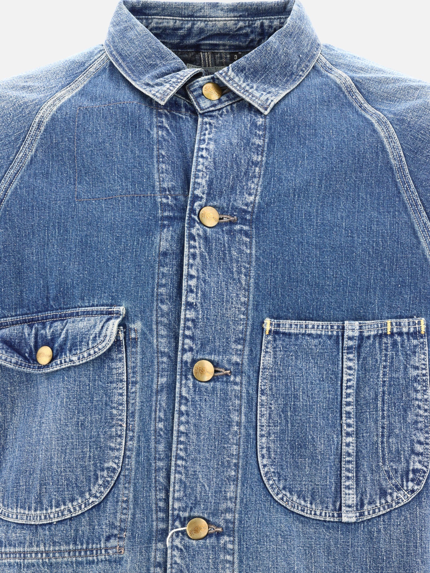 Giacche overshirt Solid colour  Azzurro - OrSlow Uomo | PDP | VIETTI Online Store | Zoom-Modal_3
