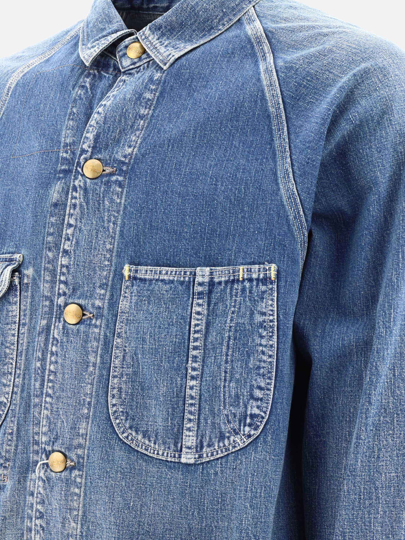 Giacche overshirt Solid colour  Azzurro - OrSlow Uomo | PDP | VIETTI Online Store | Zoom-Modal_4

