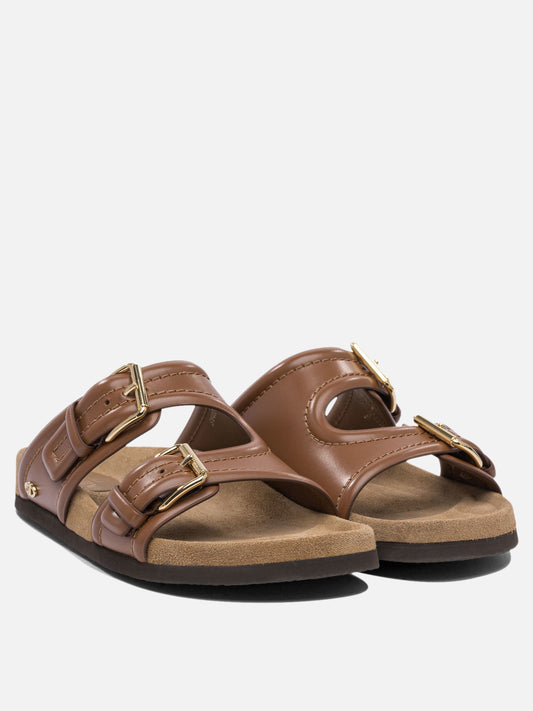 Flat sandals 100% calf leather - 100% leather  Brown - Valentino Garavani Women | PLP | VIETTI Online Store | 2
