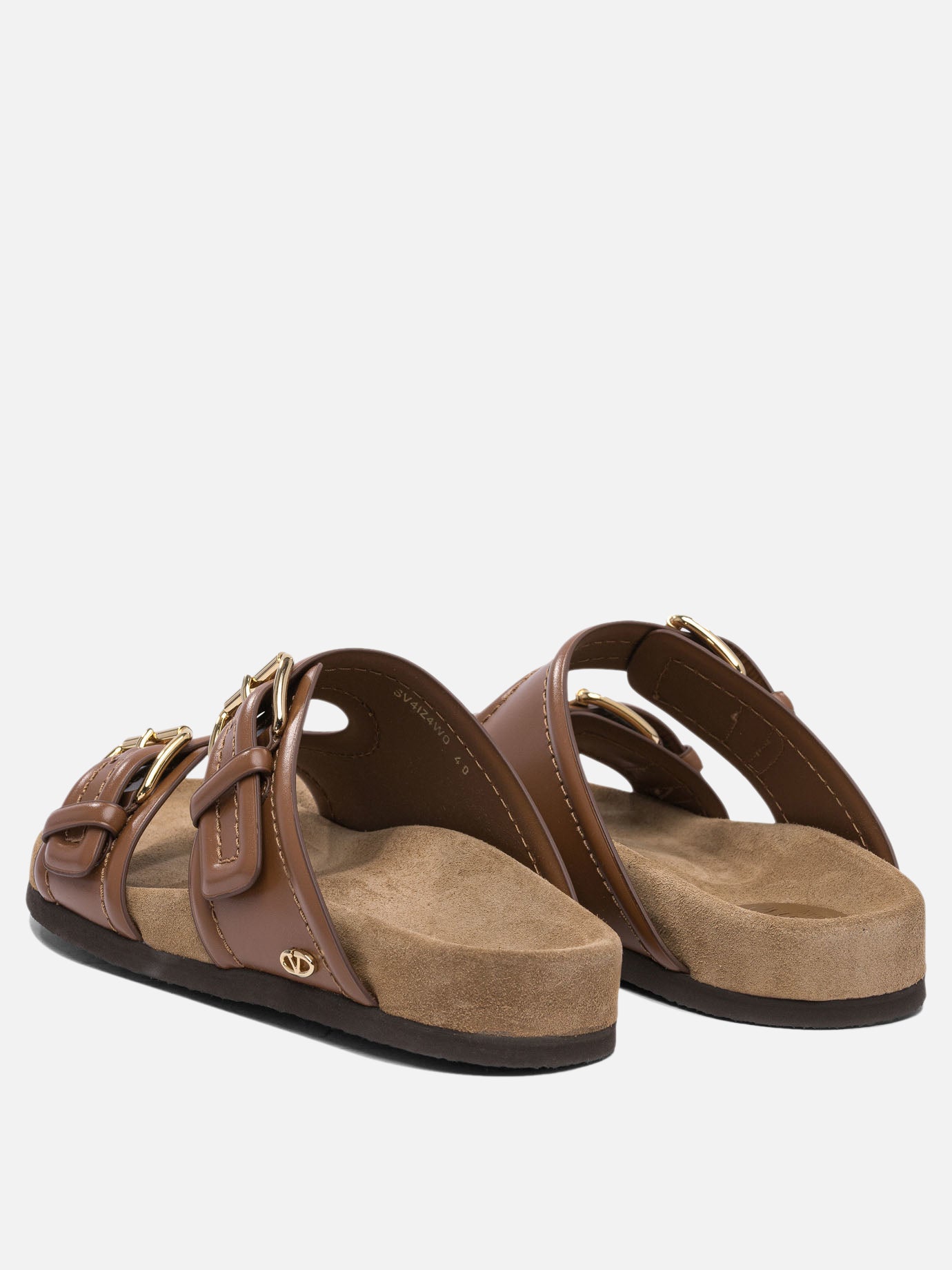 Sandali bassi 100% calf leather - 100% leather  Marrone - Valentino Garavani Donna | PDP | VIETTI Online Store | Zoom-Modal_4
