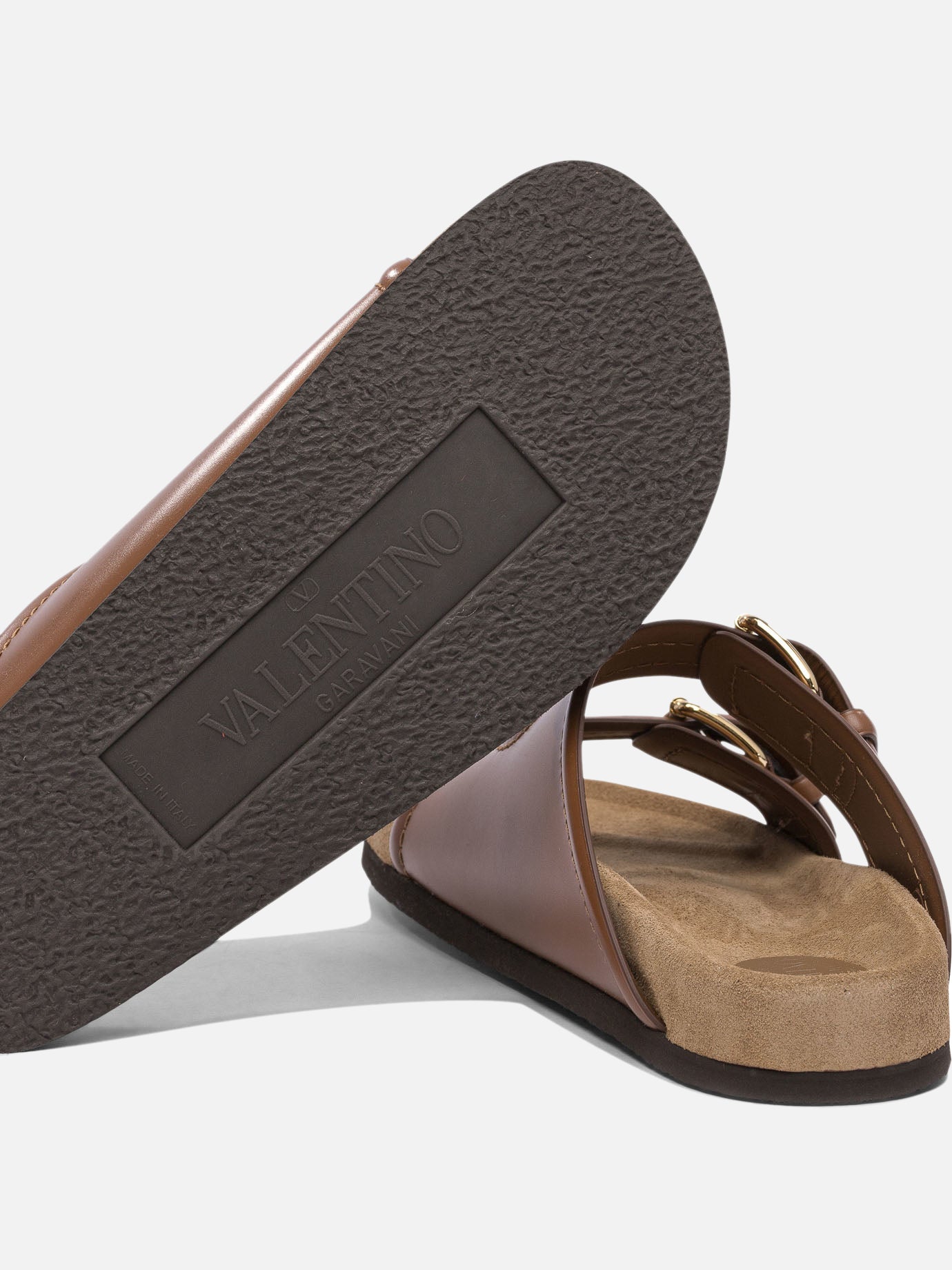 Sandali bassi 100% calf leather - 100% leather  Marrone - Valentino Garavani Donna | PDP | VIETTI Online Store | Zoom-Modal_5
