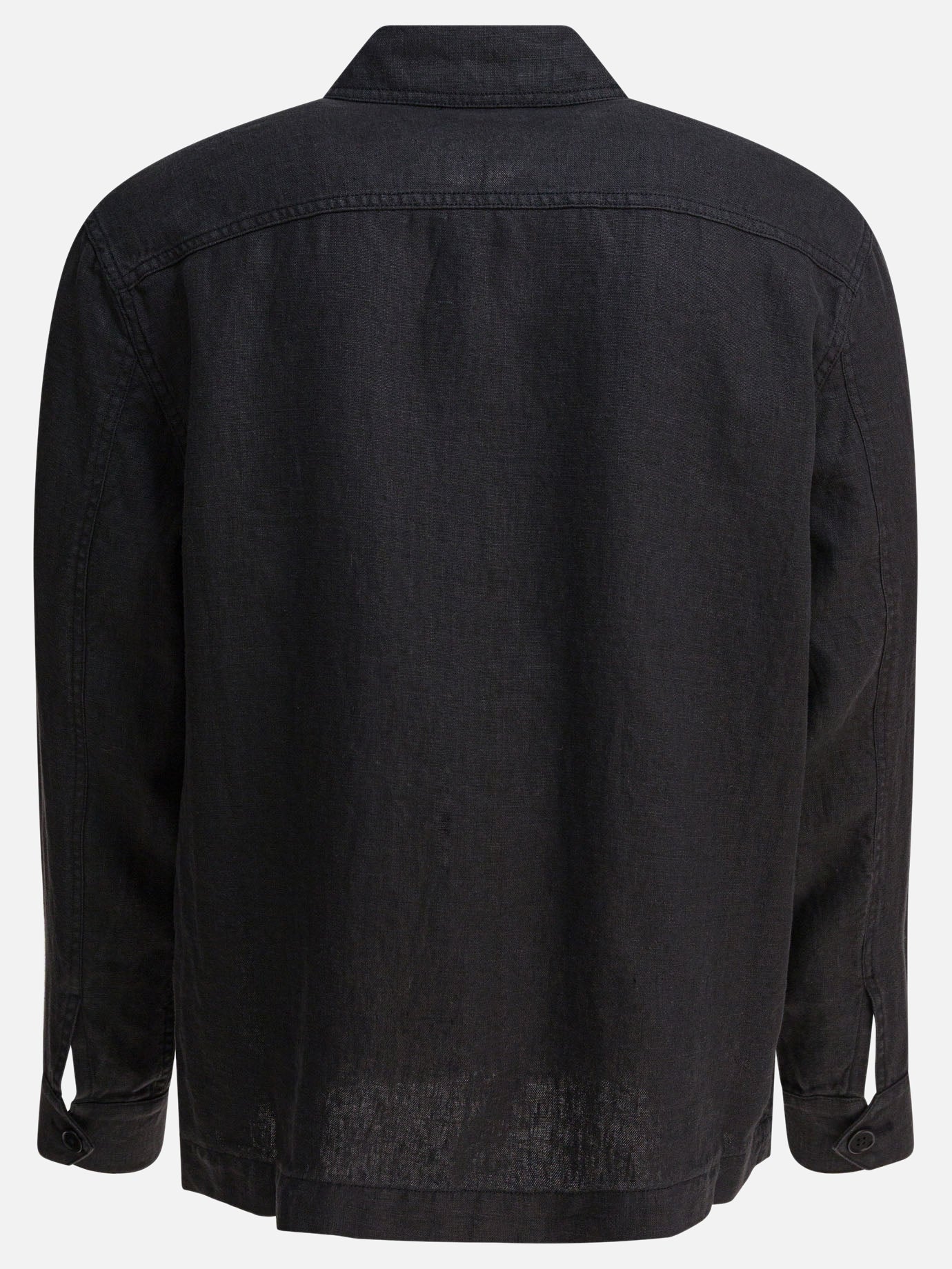 Overshirt jackets Solid colour  Black - Alex Mill Men | PDP | VIETTI Online Store | thumbnail_2