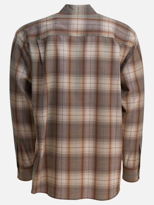 Camicie casual Check  Beige - Auralee Uomo | VIETTI Online Store | 2
