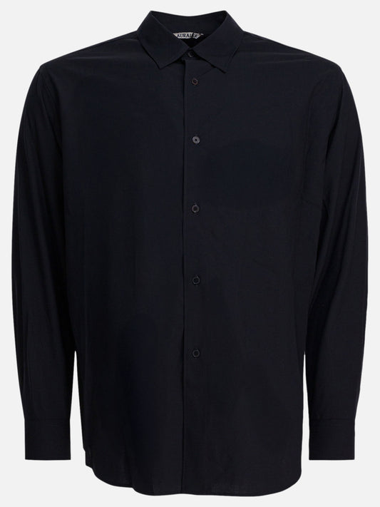 Camicie casual Solid colour  Blu - Auralee Uomo | VIETTI Online Store 
